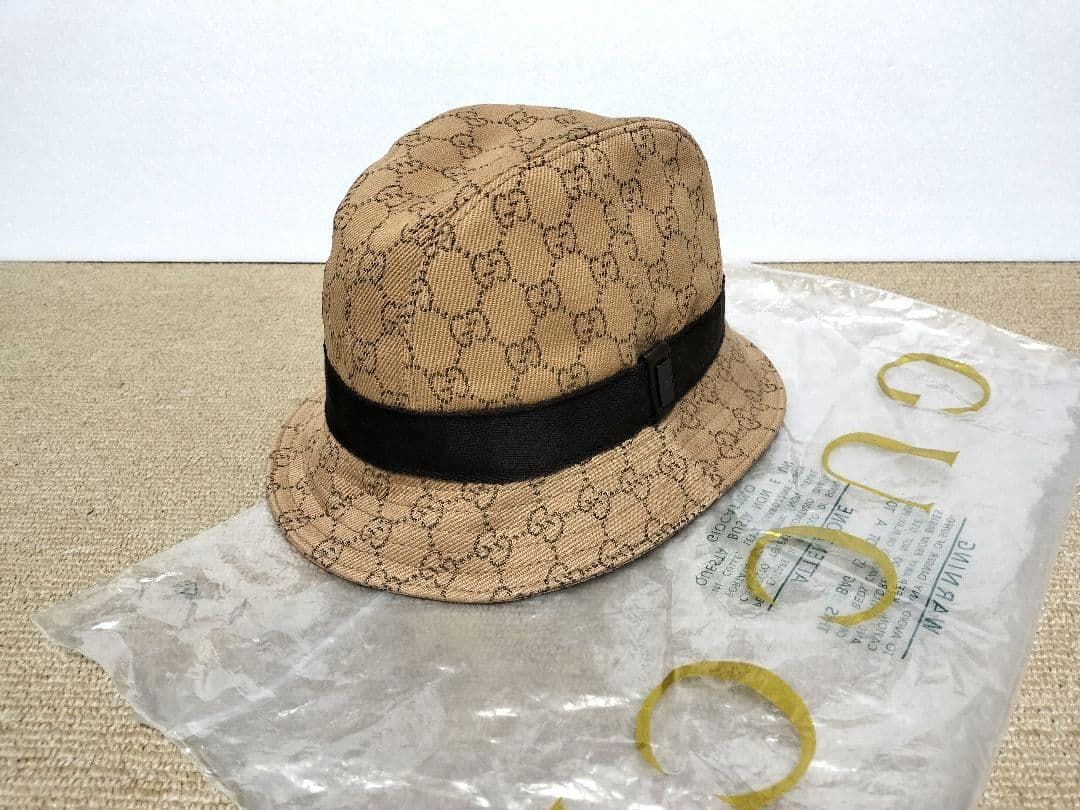 GUCCI バケットハット ベージュ 未使用