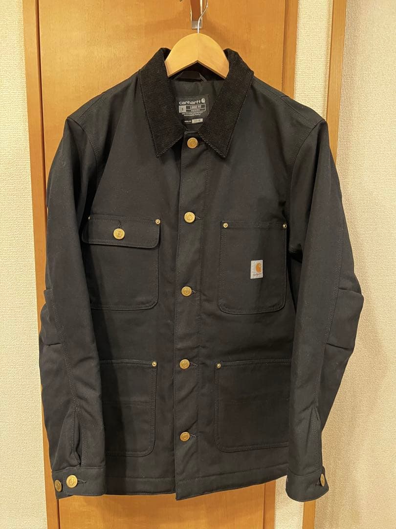 カーハート ダック チョアコート ブラック C01-M Sサイズ