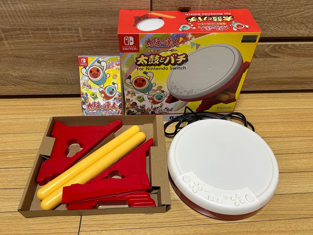 Nintendo Switch 太鼓の達人 専用コントローラー 太鼓とバチ