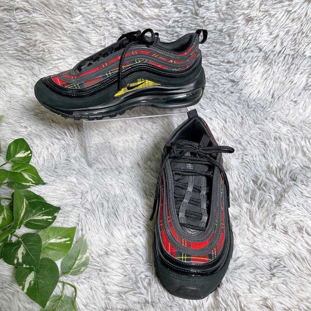 NIKE エアマックス97 タータンチェックAIRMAX97 23.5 厚底