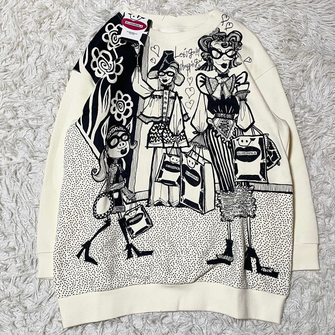 【いちご】OLLEBOREBLA アルベロベロ スウェット トレーナー M