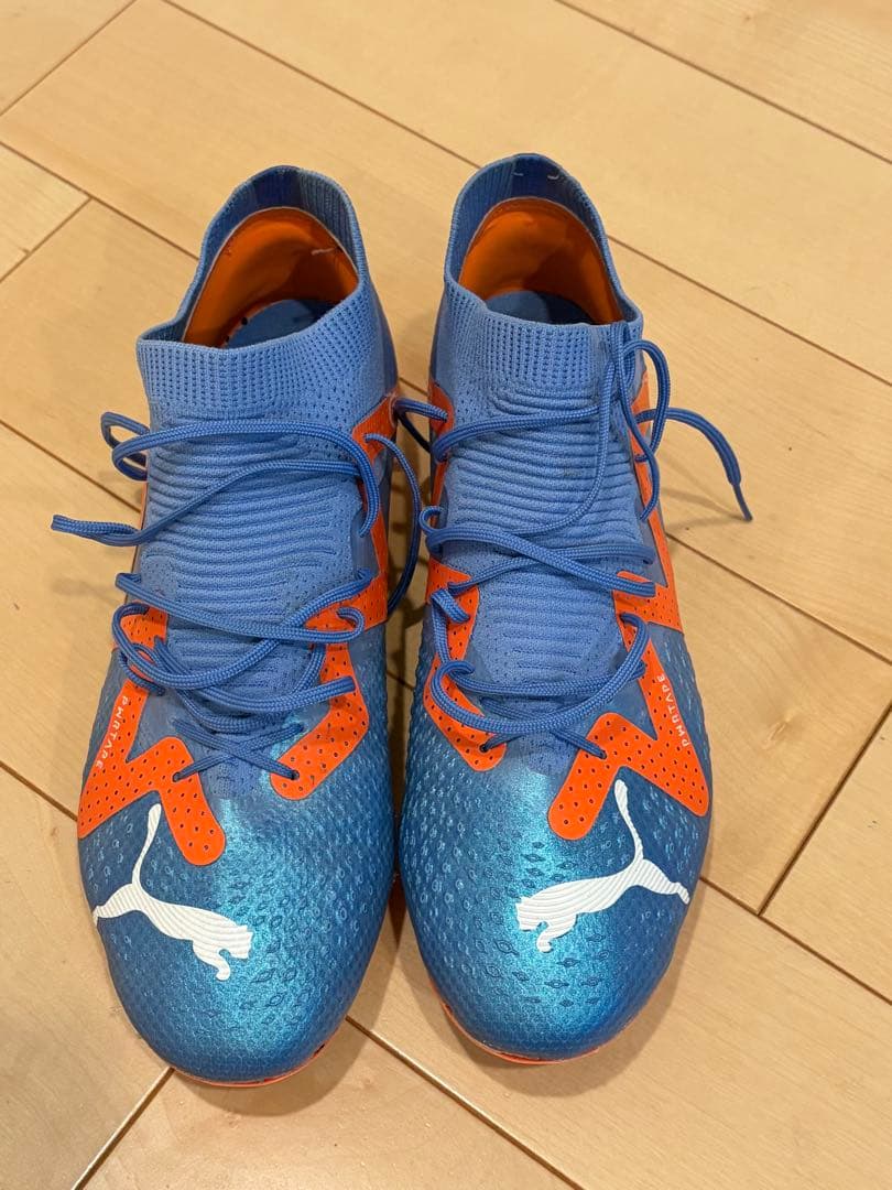 Puma サッカーシューズ 青/オレンジ FG