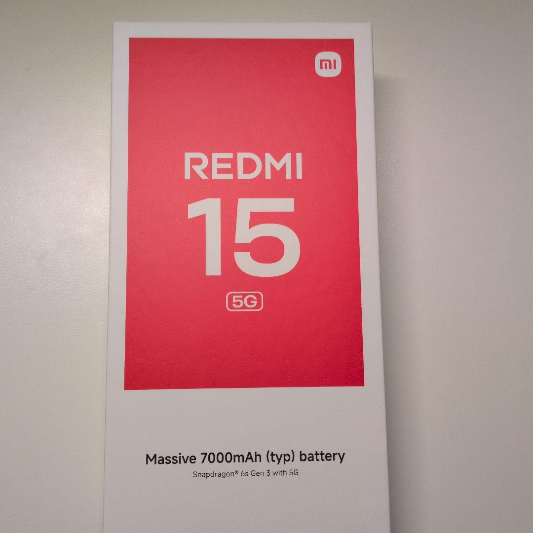 【新品未使用】Xiaomi Redmi15 5g シルバー