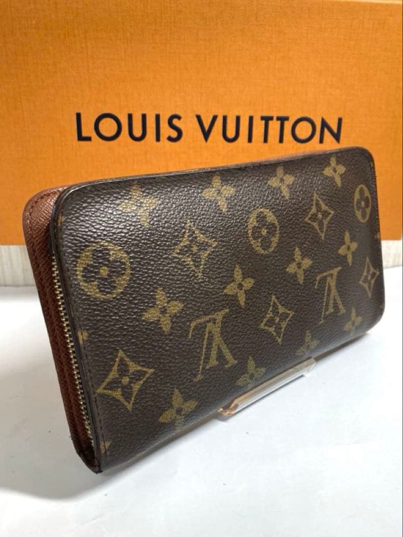 ルイヴィトン　モノグラム　ポルトモネ　ジップ　ラウンドファスナー　長財布