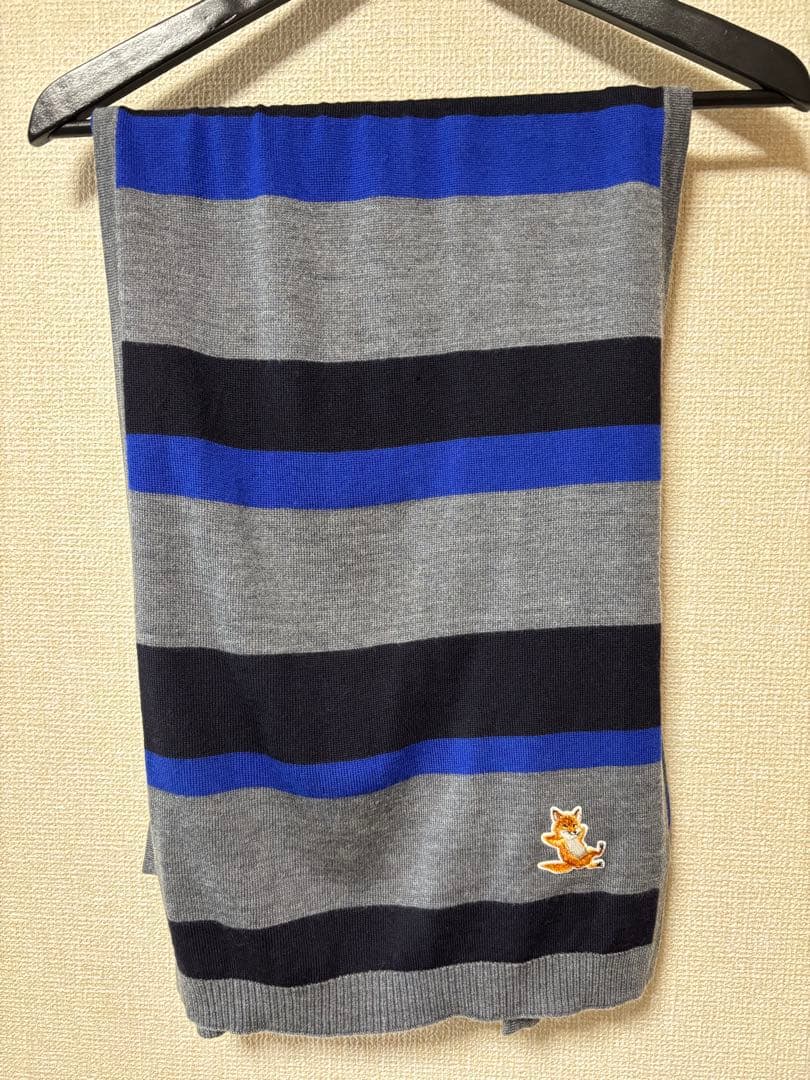 Maison Kitsune メゾンキツネ ウールマフラー