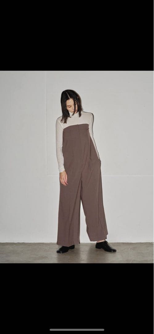 todayful tuck bare combinaison ダークグレー