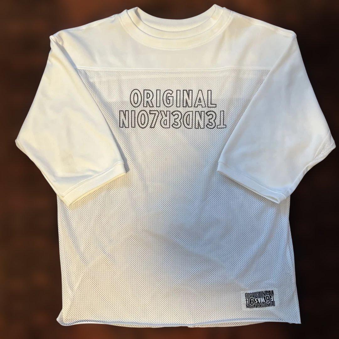 TENDERLOIN NFL ホワイト メッシュ 七部シャツ