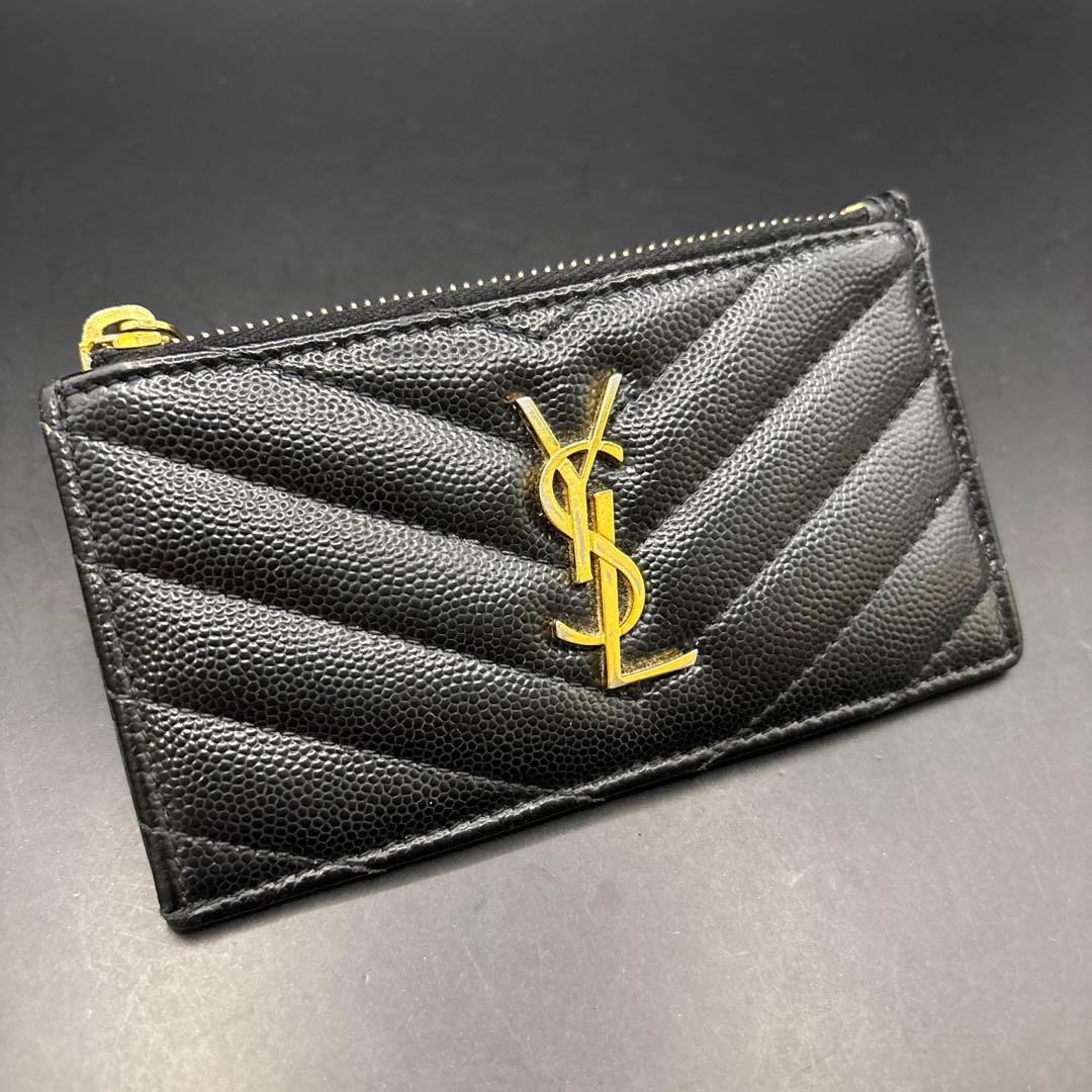 SAINT LAURENT サンローラン ケース カードケース ブラック