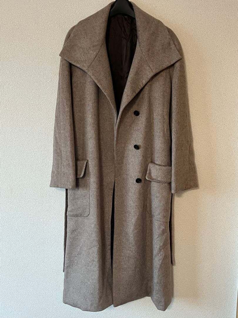 Kiton NAPOLI ロングコート size 42 グレーベージュITALY