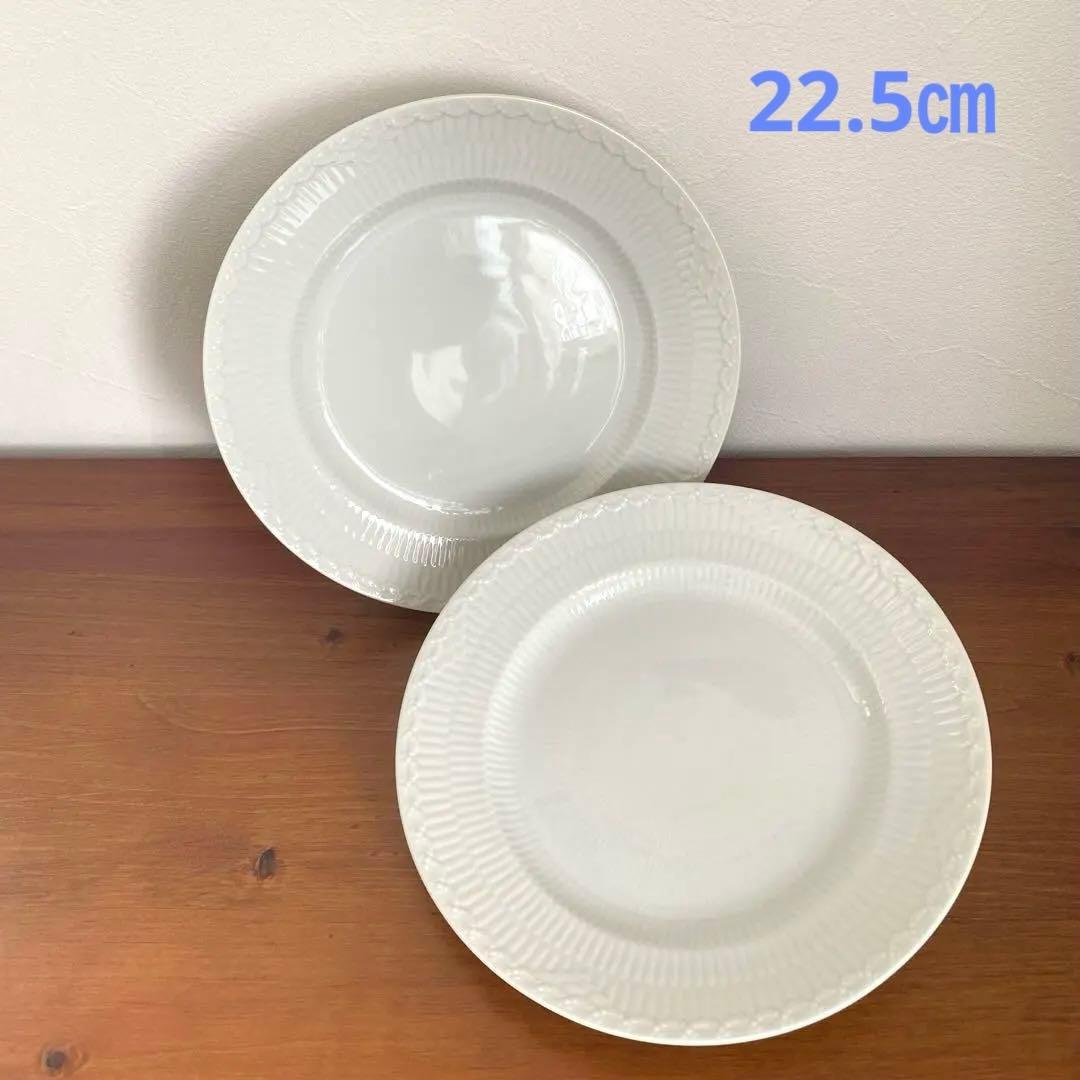 【SAKURA】ロイヤルコペンハーゲン ホワイトフルーテッド　3枚