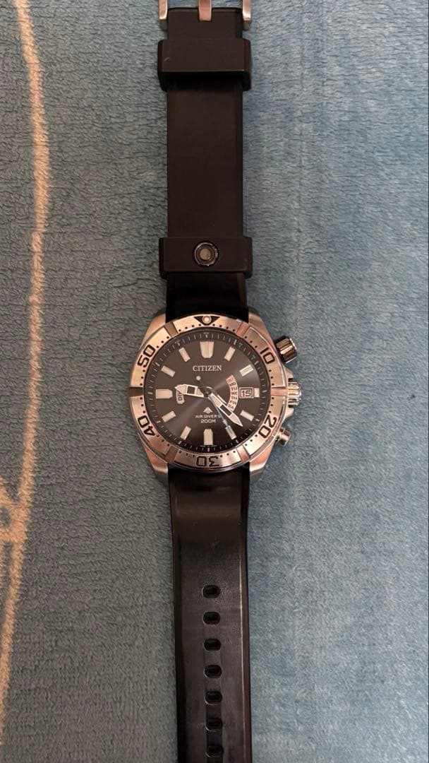 時計 CITIZEN eco drive air diver's 200m