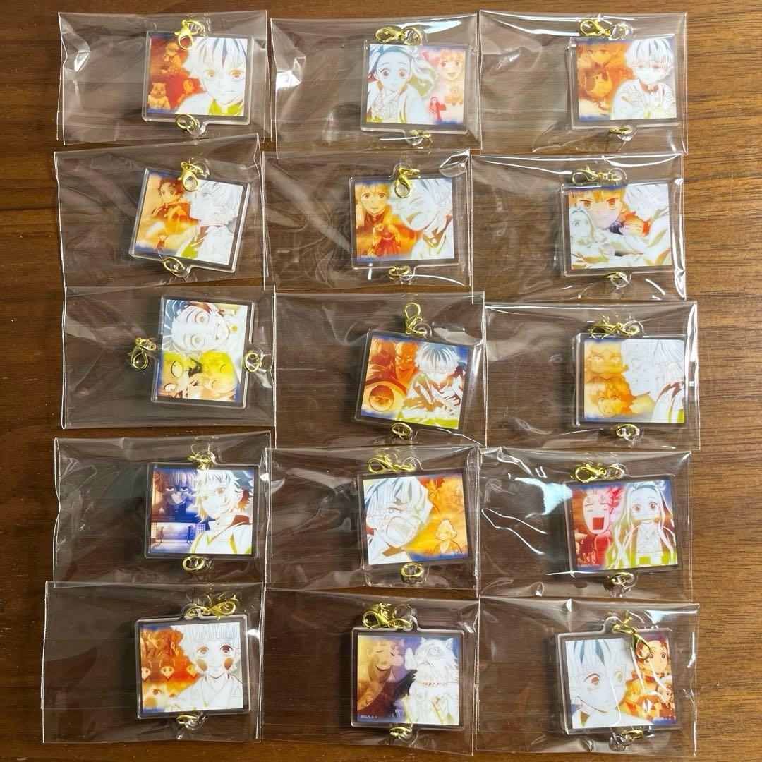 鬼滅の刃　隊士百景　我妻善逸　 絆アクリルチャーム　全15種セット