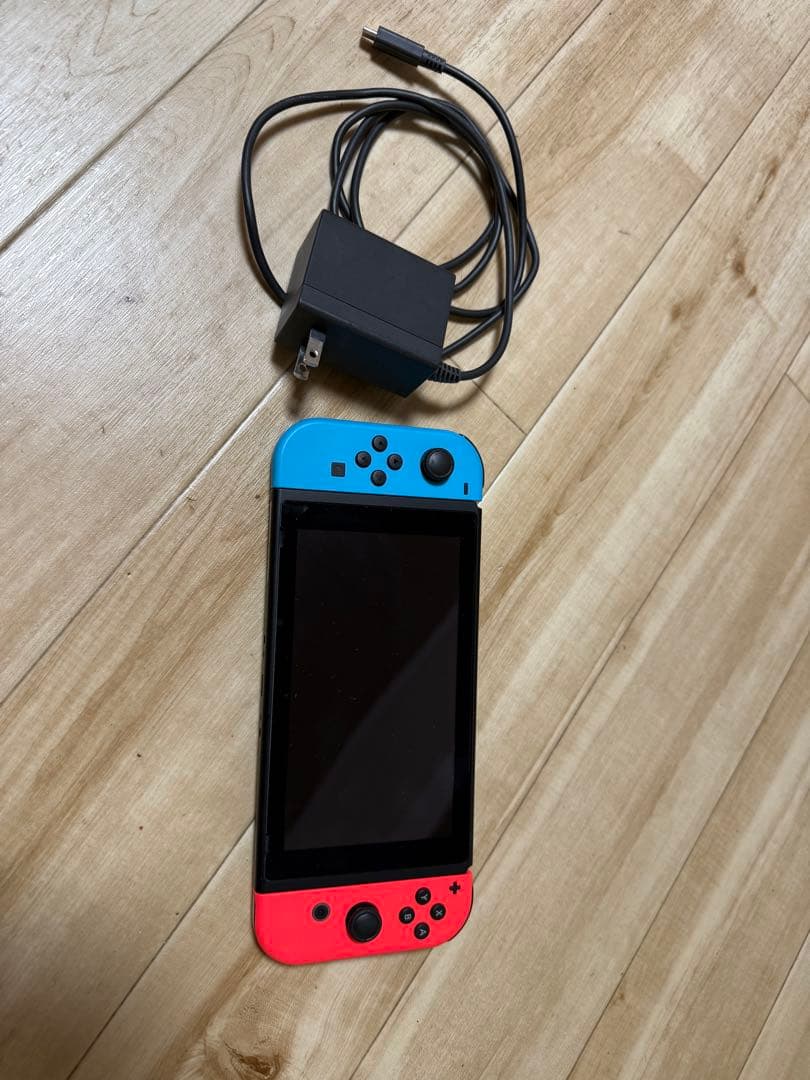 Nintendo Switch 本体 青/赤 充電器付き