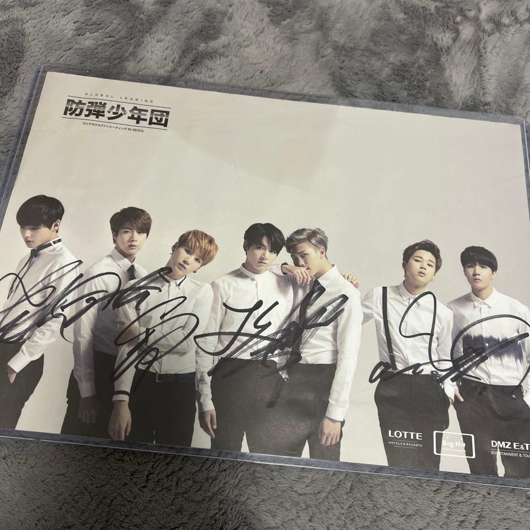 BTS 直筆サイン