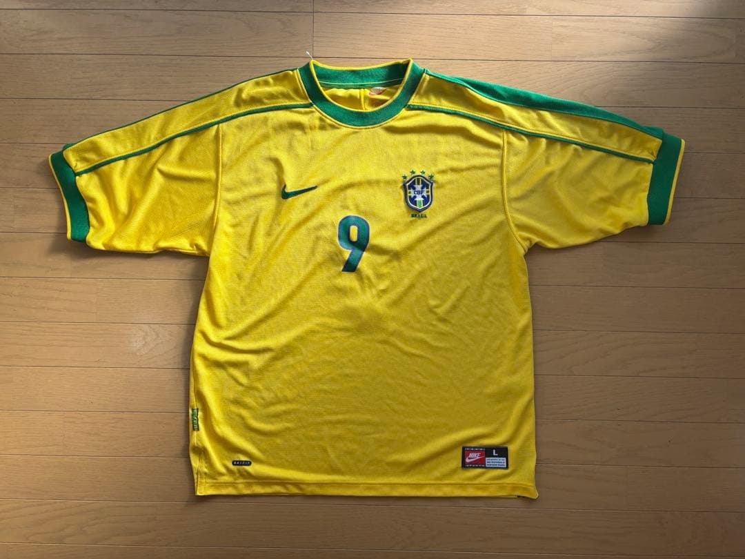 NIKE ブラジル代表 ユニフォーム ロナウド 9番 1998年　L UK製