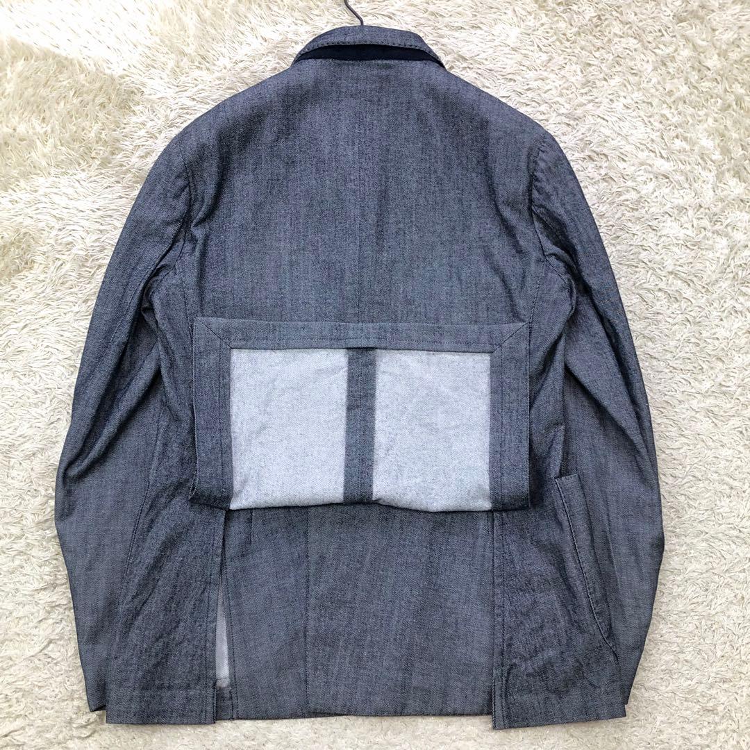 美品⭐ラルディーニ ダブルブレスト テーラードジャケット ウール コットン 44