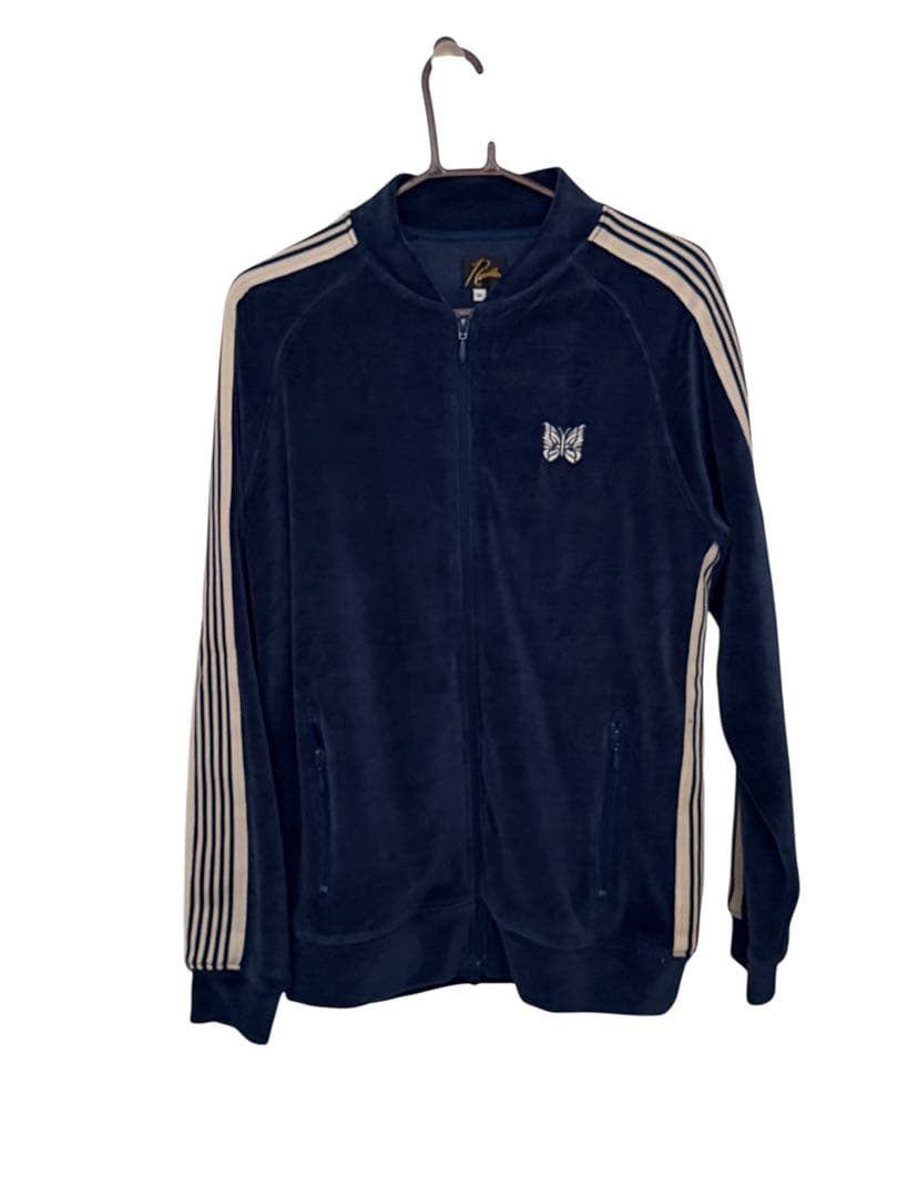 Needles ニードルズ Velour Track Jacket ネイビー M