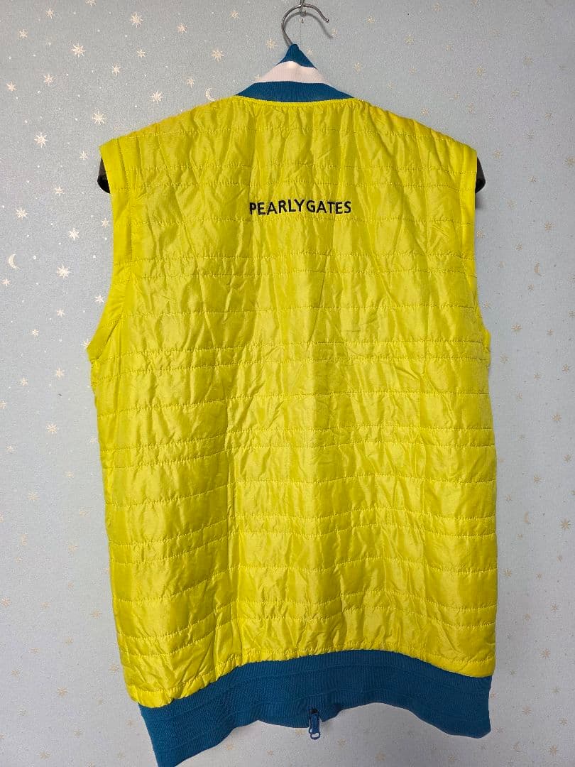 美品パーリーゲイツ蓄熱・防風・撥水中綿リバーシブルジャケット４