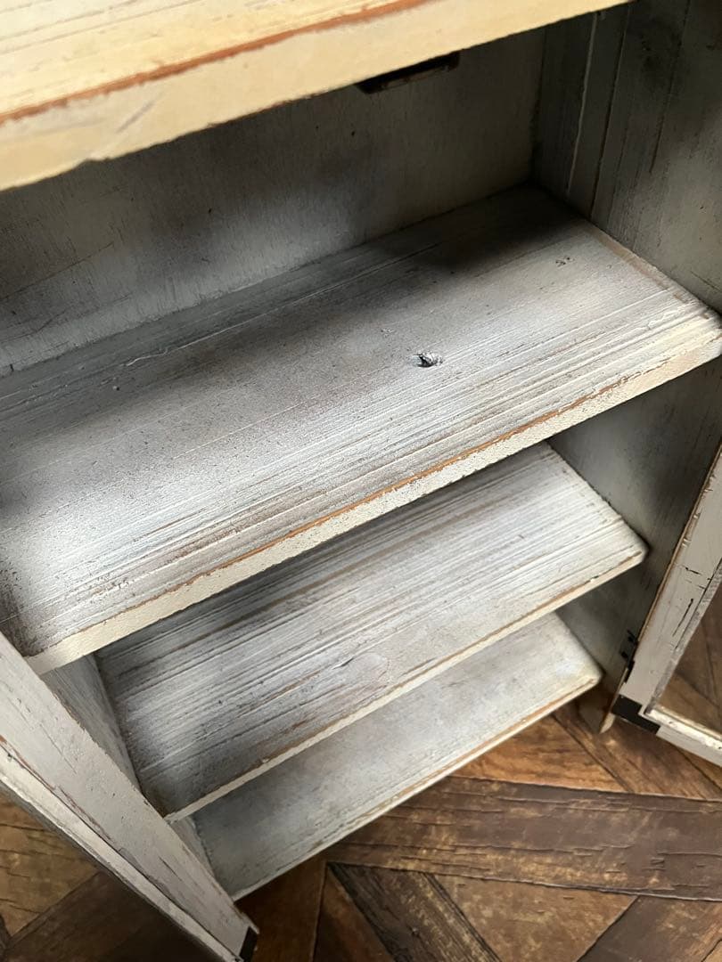 sarah＊キャビネット 飾り棚 インテリア 白家具 ショーケース