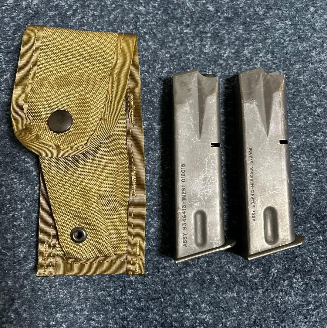 米軍実物 放出品 9mm ベレッタマガジン 2個セット