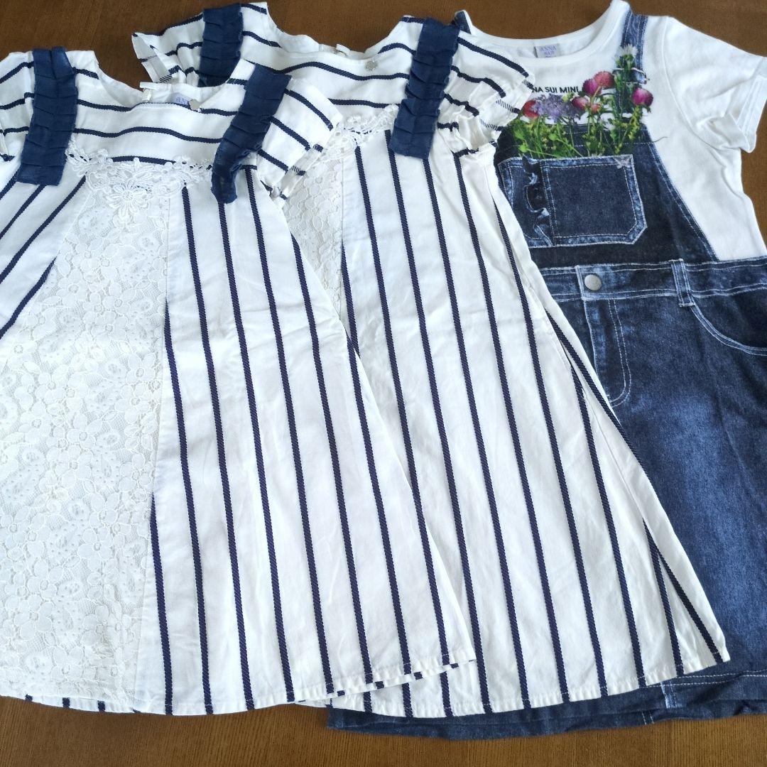 アナスイミニ　ワンピース ３点120cm＆130cm