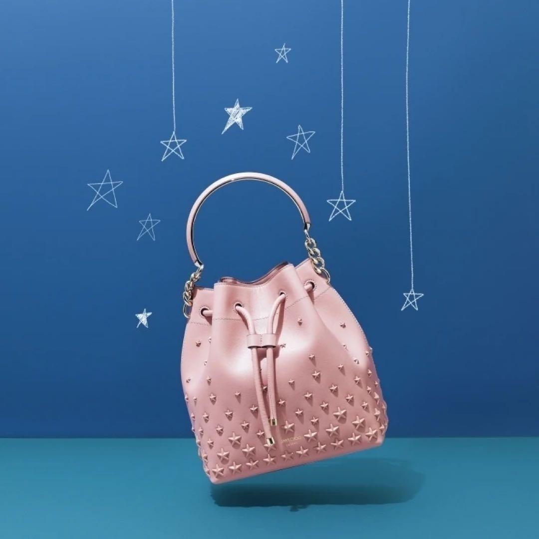 最終値下げ【JIMMY CHOO 正規品 】BON BON STARピンク