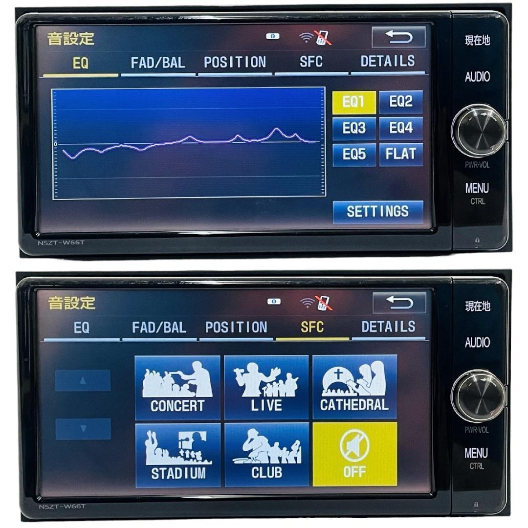 2020年地図トヨタ純正 SDナビ NSZT-W66T BT/HDMI/TV対応