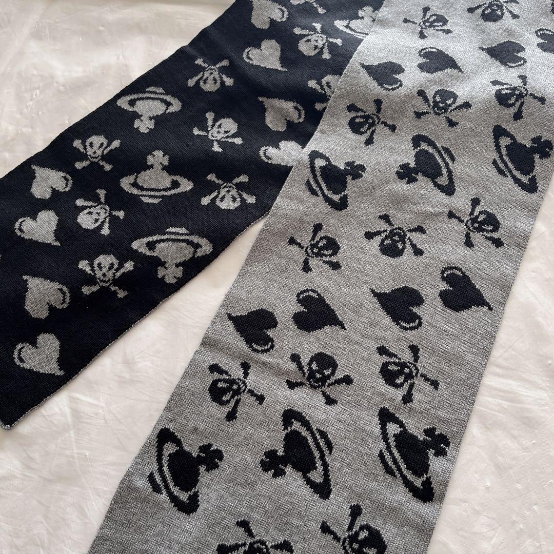 VivienneWestwood マフラー　オーブ　スカル　ドクロ　ハート