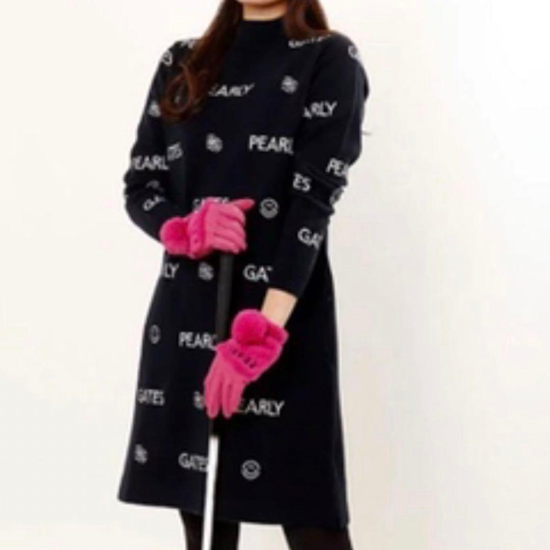 PEARLY GATE パーリーゲイツワンピース　ロゴ柄ワンピース　美品