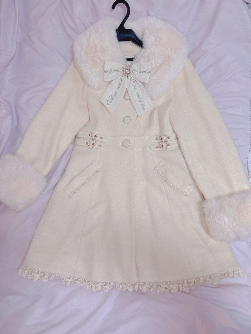 LIZLISA♡ハートバックルAラインコート