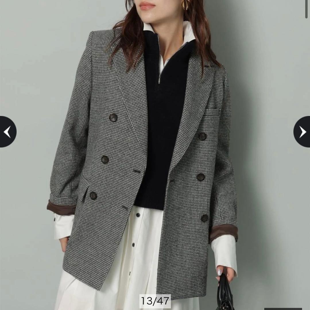 Wボタンジャコットアルページュストーリー今週までの出品です