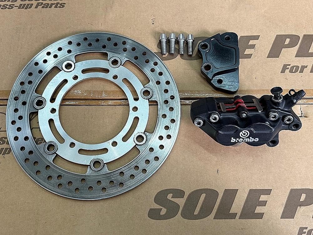 4D9 マジェスティ用 ブレンボ＆285ｍｍ大径ブレーキディスクローター