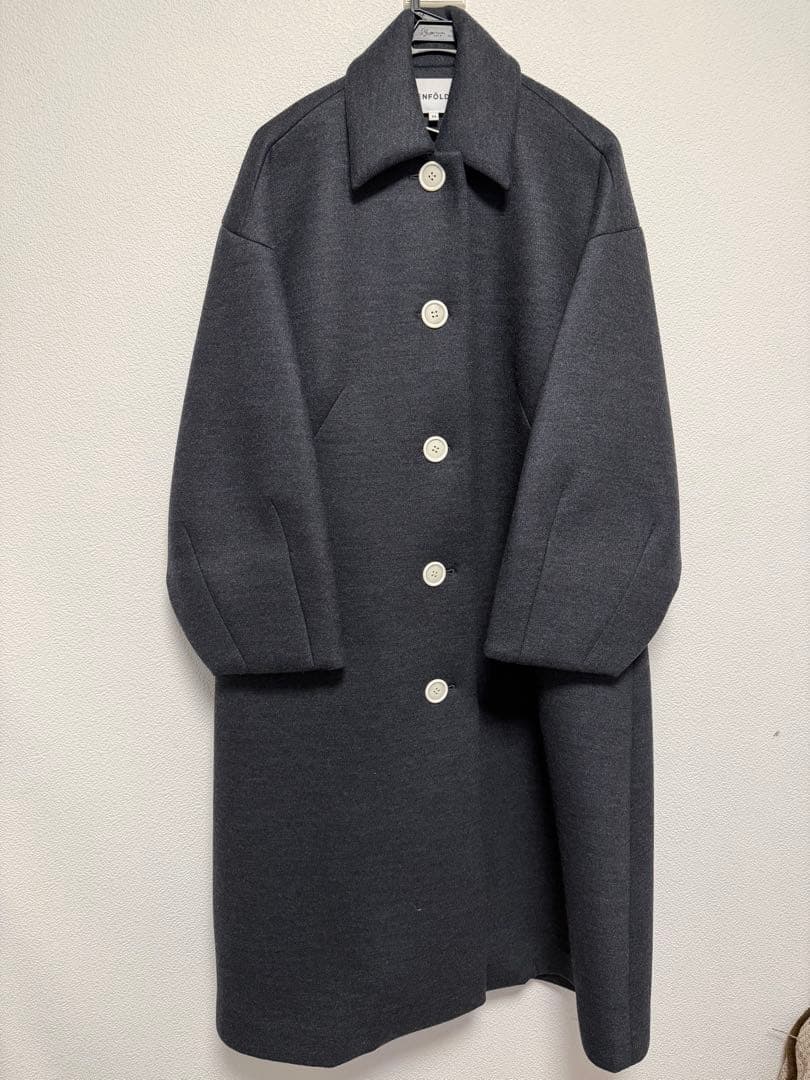 ENFÖLD ロングコート グレー　ダンボール　通常LサイズでもOK
