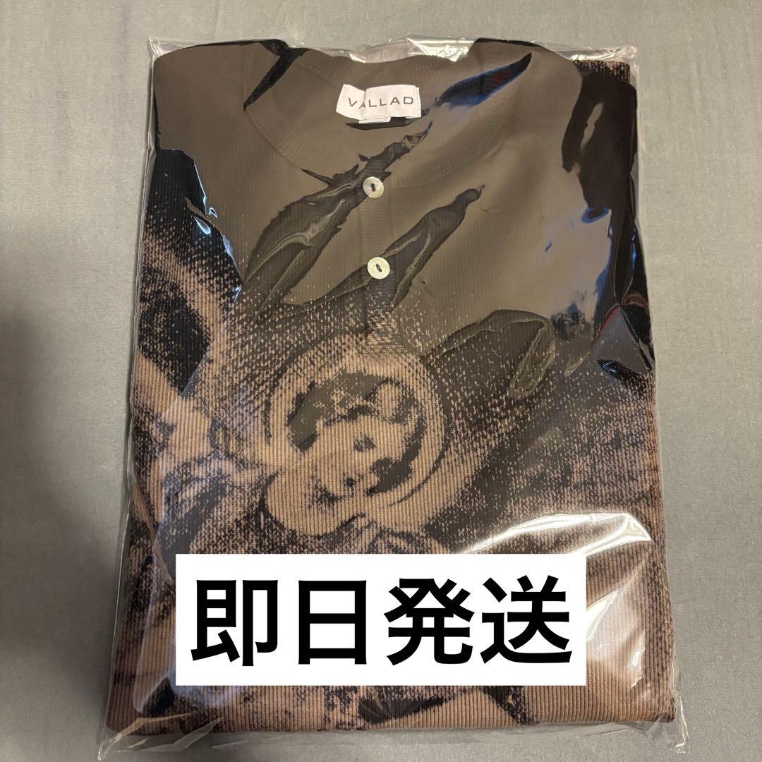 【新品】 Mサイズ VALLAD ヘンリーネック サーマル ブラック