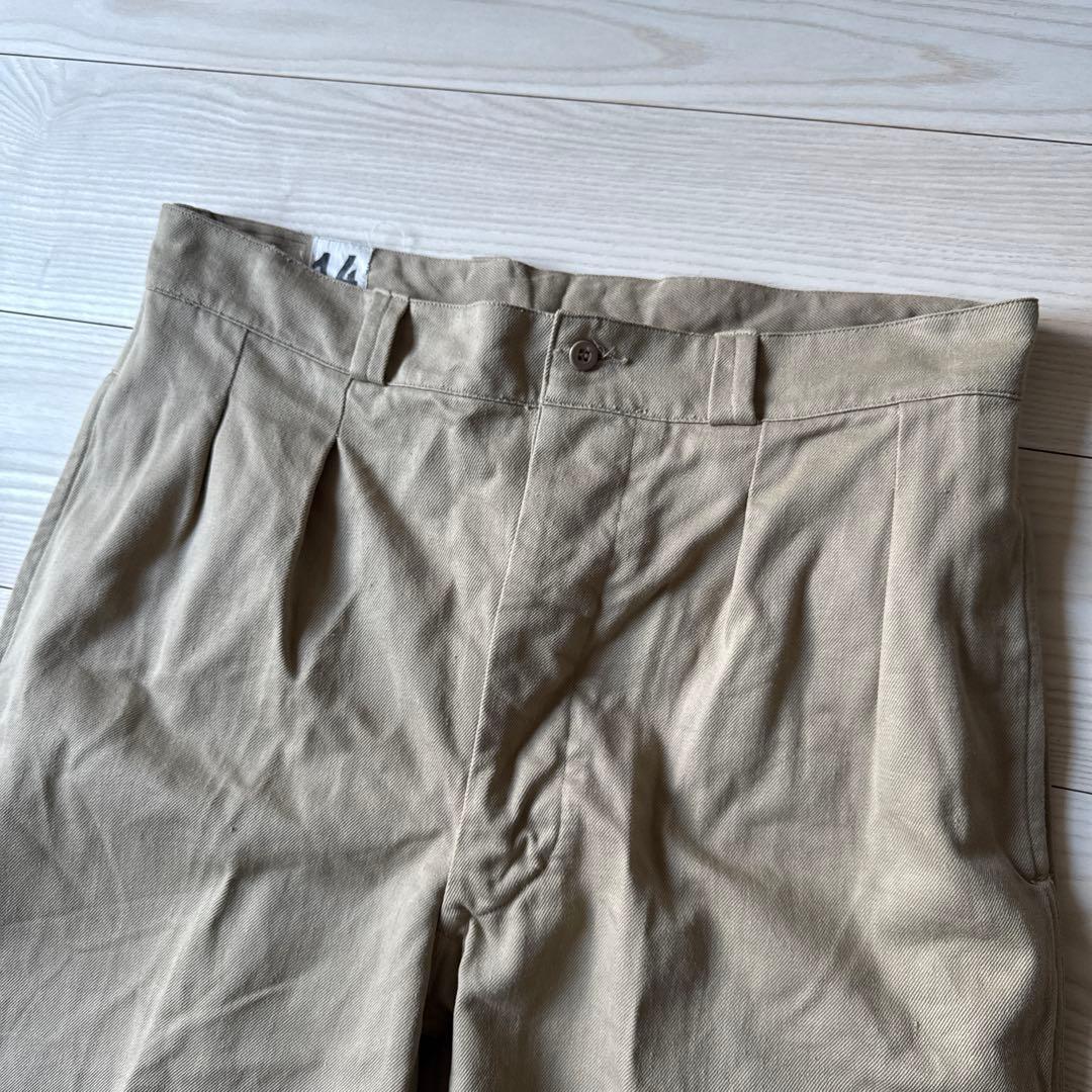 ミントコンディションm-52 m52 チノパン　フランス軍　14 実物　60's
