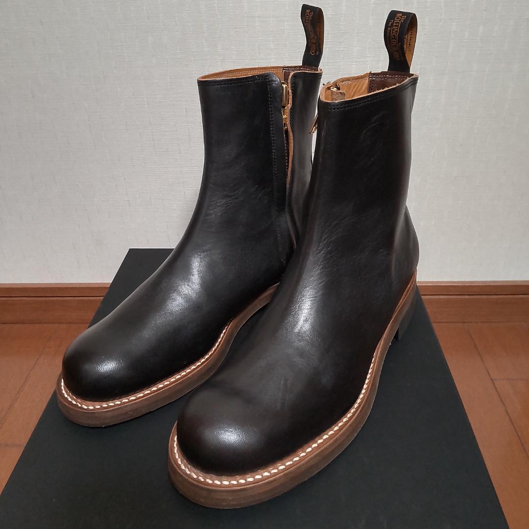 ローリングダブトリオ キャスパー ブラック ホースハイド US7 25cm