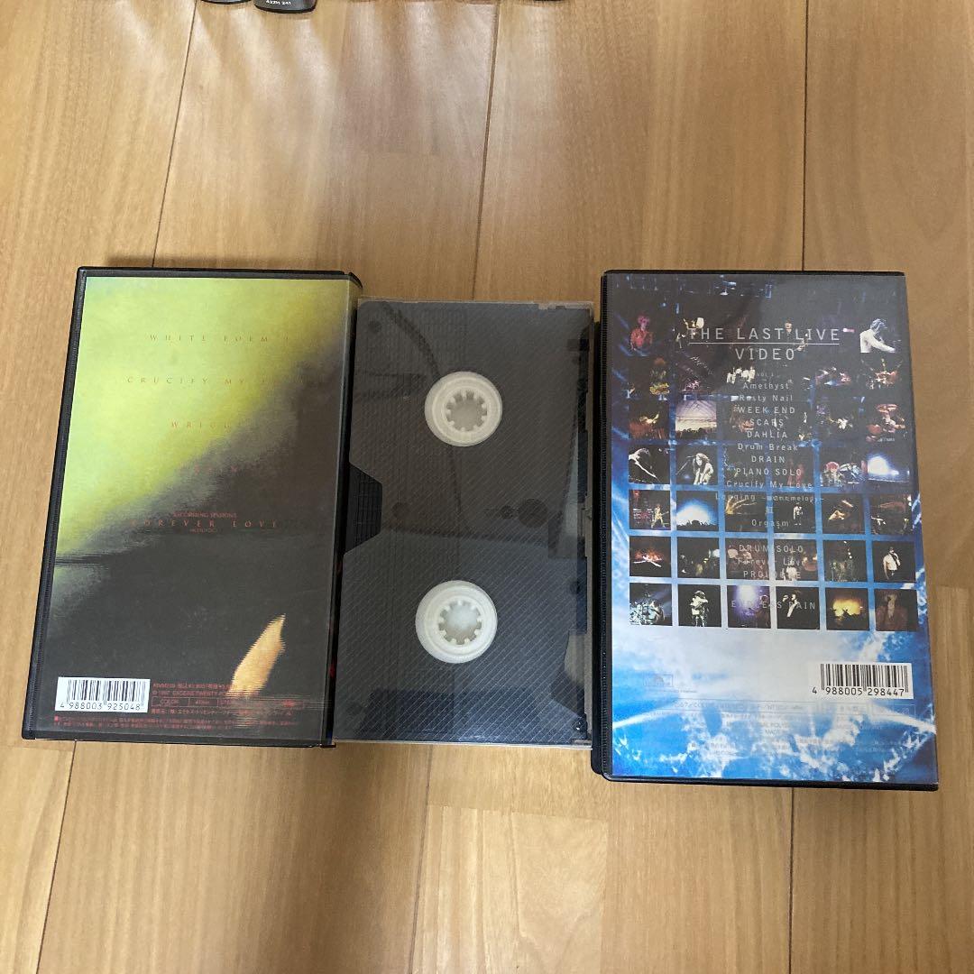 X JAPANビデオ10点セット&LUNA SEAビデオ2点セット