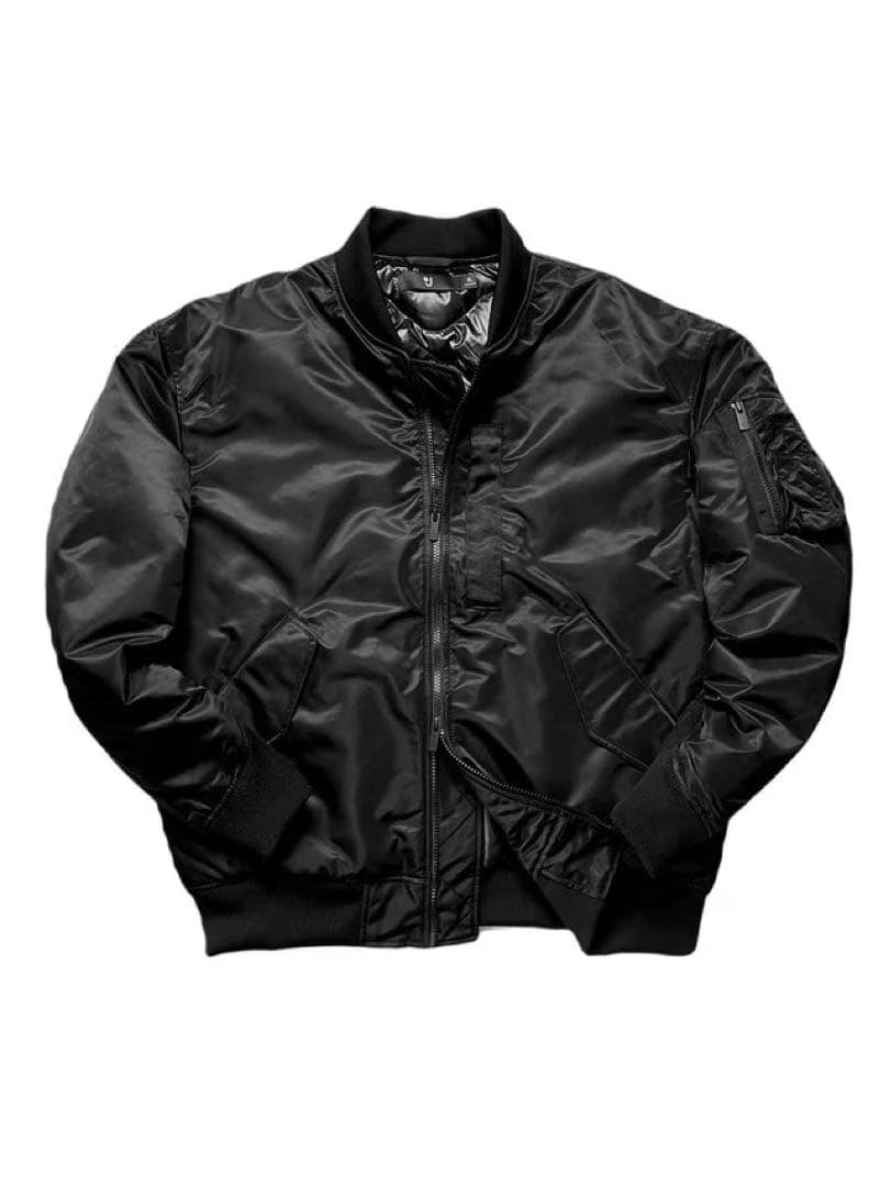 【新品】2026年モデルハイブリッドダウンオーバーサイズMA－1 ブラック S