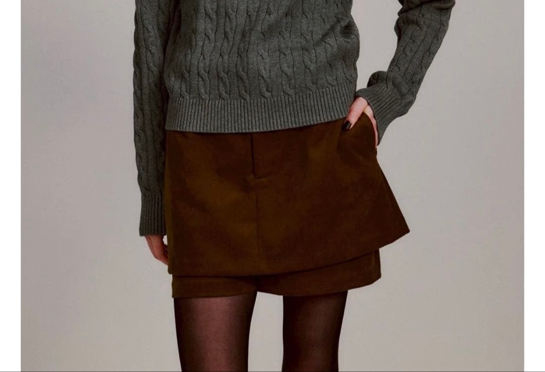 THE TOÉ Piraeus Short Pants Sサイズ　ブラウン