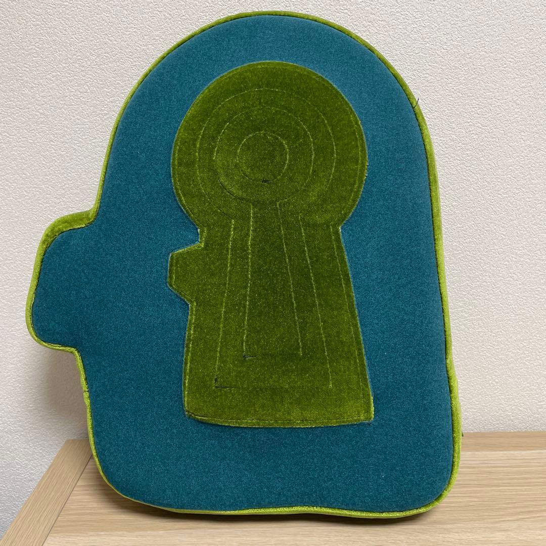 古墳クッション　ウワナベ古墳クッション