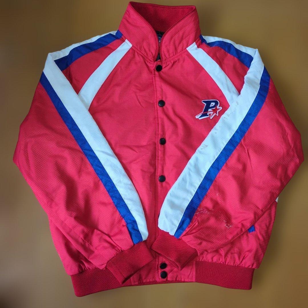 ポルテ　レッド ストライプジャケット サイズ145