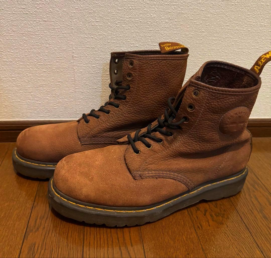 美品　RONNIE ドクターマーチン ロニー 8ホールブーツ シボ革 29.0