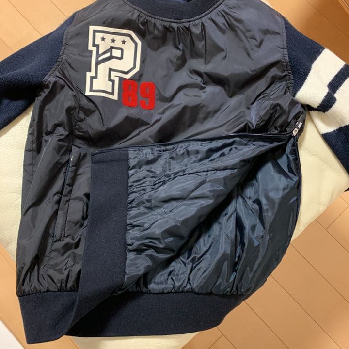 ☆美品☆パーリーゲイツ　レディース　ナイロン　ウール　中綿ブルゾン　セーター