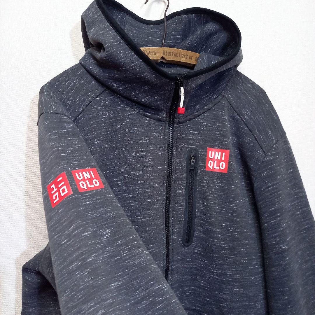 XL！錦織圭モデル ユニクロ NK ドライストレッチ スウェットパーカー テニス