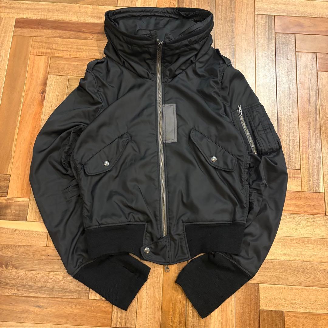 00s archive BUFFALO BOBS 変形 MA-1 y2k 短丈