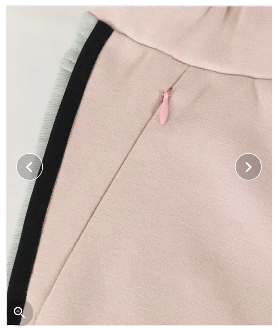 美品アルチビオ 裏起毛バイカラーパンツ ピンク 38 M スウェット