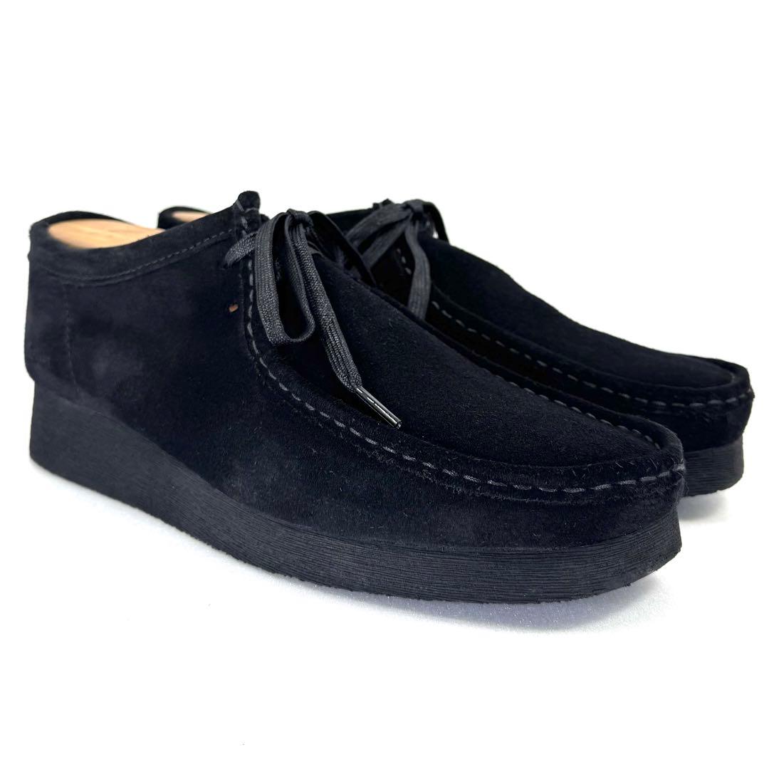 【極美品級】Clarks Wallabee EVO WP ブラック 26.5cm
