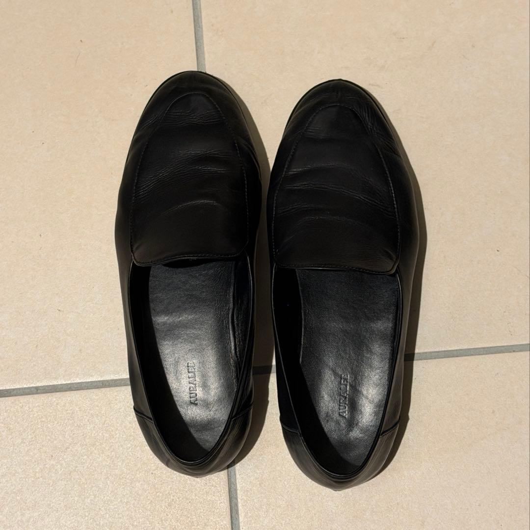 と*ろ様 AURALEE SOFT LEATHER LOAFERS