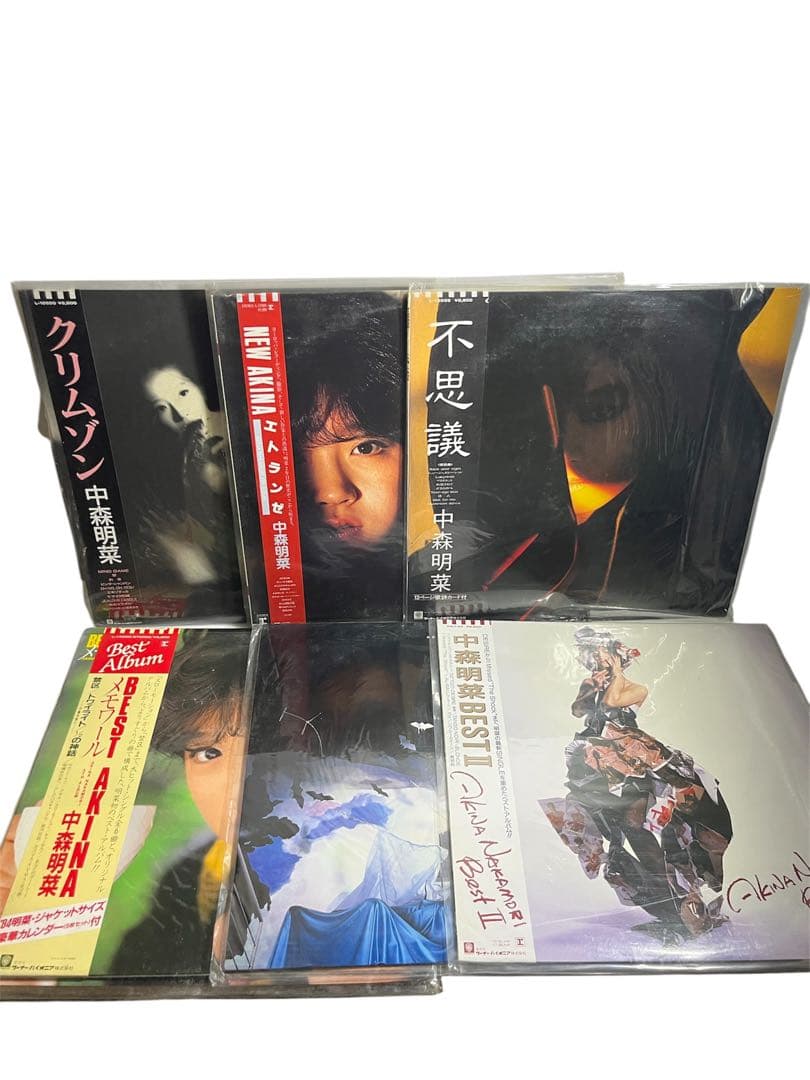 中森明菜 レコード６セット　クリムゾン　Best IIなど