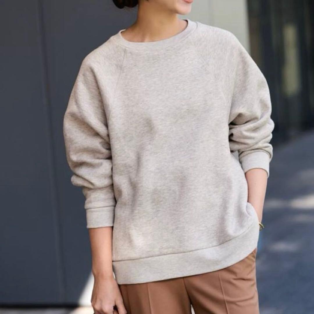 新品未使用 フレームワーク YAKMixスエットオーバートップス F 春物 灰色